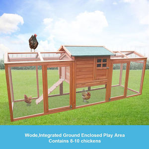 Arrière-cour grandes Cages pour animaux en plein air Pollaio Coop étanche maison de volaille Cage à poulet en bois - Product Image 5