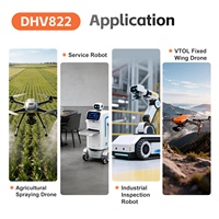 Servomoteur numérique sans noyau Kpower DHV822 7.4V, vitesse rapide 0.06s, étanche, pour accessoires d'avions, voitures, hélicoptères et drones RC