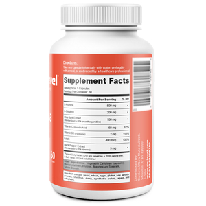Laboratory Tested L-Arginine <strong>HCL</strong> in Capsules Non-GMO Pre-Exercise Pump <strong>Formula</strong> for Adults Workout Ready - Product Image 2