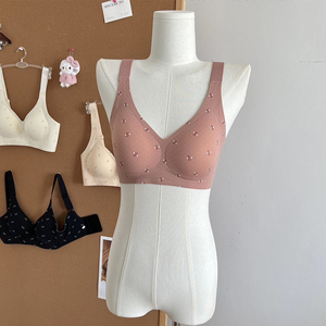 Seamless <strong>Bras</strong> for Women <strong>No</strong> Underwire Wireless Full Coverage Push up Bralette Comfort Scalloped T-Shirt <strong>Bra</strong> Summer Everyday - Product Image 3