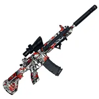 Metralhadora Fuzil M4 Com Som E Luz Brinquedo Arma Ak 47