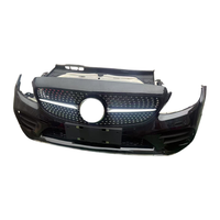 Kits de carrosserie d'origine pour Mercedes Benz W205 Classe C Upgrade C63 AMG Pare-chocs avant avec grille de capot moteur Ailes