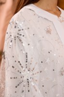 Abaya de luxe musulmane en dentelle, ensemble 2 pièces, blanc, élégant, avec paillettes, Jalaibya, robe Abaya, vêtements musulmans traditionnels, robes de soirée