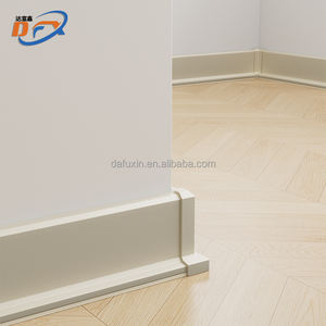Dafuxin plinthe en alliage d'aluminium de style design moderne avec bandes de caoutchouc scelle efficacement les interstices des murs et des sols - Product Image 5