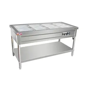 Restaurant kitchen cooking equipment buffet electric Bain Marie food warmer display counter for catering