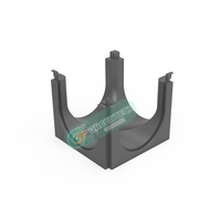 Grille de drainage extérieure A15 en PP/HDPE, résistante à la corrosion et aux UV, pour système de drainage piétonnier