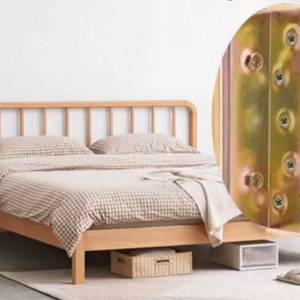 Modern 6-Inch Color Zinc Surface Treated 1.8mm Thickness Bed Hinge Furniture Hinges Easy Installation <b>for</b> Bedroom Application - Product Image 6