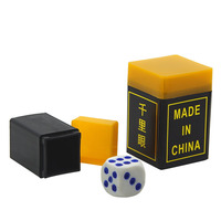Cube magique et dés à effet de close-up, accessoire de tour de magie, jouet Jm156
