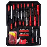 710 pièces boîtier en aluminium chariot à outils à main mécanique douille ensemble d'outils pour la maison et le garage