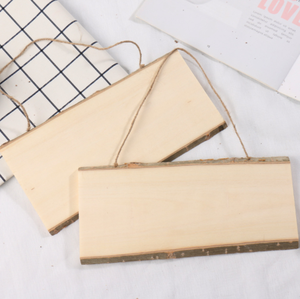 Decoración de la Casa de la puerta de madera signos divertido signos de madera en blanco de madera - Product Image 5