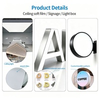 Enseigne en métal et acrylique avec logo de marque d'entreprise, enseigne LED 3D, signalétique pour bâtiment commercial, logo mural pour salon de beauté, lettres en relief, sans MOQ