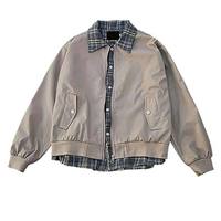 Finch Garments Co. Ltd. Fujian CN Fabricant sur mesure Veste bomber pour homme grande taille Style japonais Corduroy Polyester Motif uni