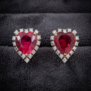 Encantadores Pendientes de Oro Rosa de 18K para Mujer con un Atractivo Moderno, Textura Suave y Cómodos para Uso Diario - Product Image 3