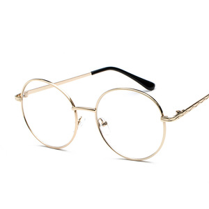 Maidis Round Metal Eyeglasses Frames For Women Plano Lenses Anti-Uv Anti-Fog Full-Frame Design - Product Image 3