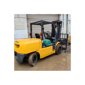 Chariot élévateur diesel FD50 de KOMATSU utilisé par Japonais de 5 tonnes avec le siège de chariot élévateur à vendre - Product Image 1
