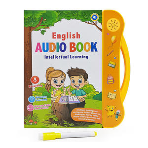 Nuevo Juguete Educativo Musical de Plástico con Baterí<span class=keywords><strong>a</strong></span> <span class=keywords><strong>para</strong></span> Niños, Libro de Audio Interactivo con Lectura por Indicación con el Dedo <span class=keywords><strong>para</strong></span> el Aprendizaje Temprano - Product Image 1