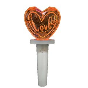 Heart Shaped Diamond Glowing Light Stick Remote Control <b>LED</b> Light Up Hand Light Concert Prop - Product Image 1