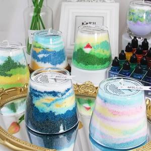 <span class=keywords><strong>Bougie</strong></span> Perle Cire de Sable Boîte à Mèches en Cire d'Abeille Pot Deluxe Soja Diy <span class=keywords><strong>Bougie</strong></span> Parfumée Kits de Fabrication pour Business Débutants Enfants - Product Image 6