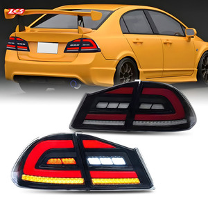 LKS per Honda <span class=keywords><strong>Civic</strong></span> 8a Generazione FD2 FD3 2006-2011, Luci Diurne a <span class=keywords><strong>LED</strong></span>, Faro Fendinebbia Impermeabile, Gruppo Fanali Posteriori - Product Image 1