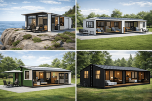 Maison mobile préfabriquée extensible en acier, maison-conteneur de luxe, design moderne, protection de l'environnement, villa capsule pour - Product Image 4