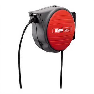 Enrouleur de câble Usag 939C1, 25 pieds, câble d'alimentation rétractable, montage mural, usage industriel - Product Image 2