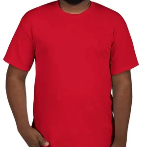 Ultrasoft 50% Cotton 50% Polyester 200 gsm Slim Fit Lightweight White & Red Baseball Raglan 3/4 Sleeve T-Shirt