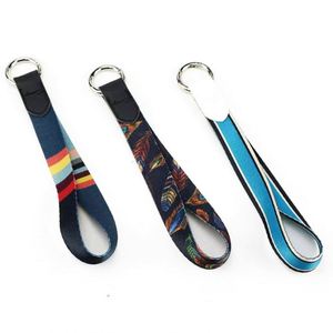 สายคล้องกุญแจแบบสั้น ปักลายริบบิ้น ออกแบบเองได้ พร้อมชื่อแบรนด์ - Product Image 4