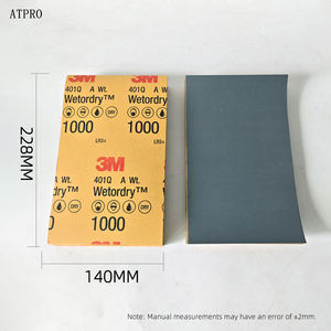 Juego de Papel de <span class=keywords><strong>Lija</strong></span> 3M <span class=keywords><strong>1000</strong></span>, Papel de <span class=keywords><strong>Lija</strong></span> Húmedo/Seco, Pulido de Automóviles, Belleza - Product Image 3