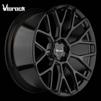 Viorock roda tempa: High - End SUV berfokus dua warna hitam-perak Multi - Spoke, 19-22 inci, 5*112/5*120/5*100/5*114.3
