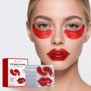 <span class=keywords><strong>Masque</strong></span> pour les yeux et les lèvres en hydrogel à la rose personnalisé OEM pour hydrater, nourrir et lisser les yeux et les lèvres, produits de soin de la peau - Product Image 1