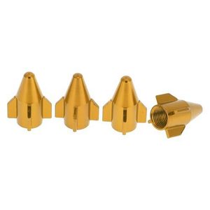 Tapa de Válvula con Forma de Cohete Pequeño, Aleación de Aluminio S16 22mm, Universal, Estándar Americano, Multicolor - Product Image 3