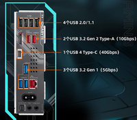 Motherboard Z890 GAMING X WIFI7 DDR5 Ultra Intel 265K 285K 270K PLUS LGA 1851 Desktop dari Giga