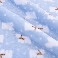Druck Polyester Flanell Fleece Stoff geeignet für Decken Oeko-Tex zertifizierten Plüsch Stoff