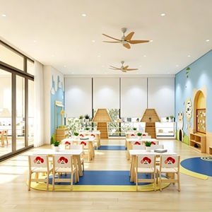 Décoration personnalisée pour maternelle, bibliothèque en bois pour centre d'apprentissage et de lecture en classe, idéale pour la décoration de magasin. - Product Image 5