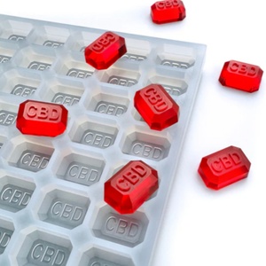 CB Functional Vitamin Gummy <b>Silicone</b> Mold Candy Mold Is Soft Suitable for Universal Depositor and Industrial Gummy Supplements - Product Image 1