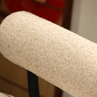 Fauteuil de détente moderne en bois massif, fauteuil d'appoint rembourré, siège de salon pour le salon
