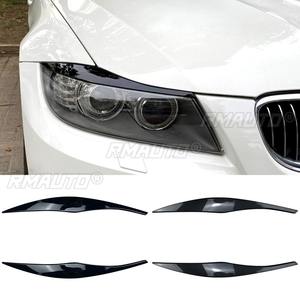 Para BMW Serie 3 E90 E91 320i 330i 2005-2012, Cubiertas Decorativas para Faros Delanteros, Adornos para Cejas de Faros, Estilo Automotriz - Product Image 2