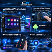 Autoradio Android 12 7 pouces, navigation GPS, Android Auto, système multimédia stéréo compatible avec VW Golf 4 Passat POLO T5