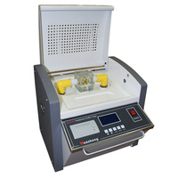 Testeur de résistance diélectrique de l'huile de transformateur de laboratoire haute précision, analyseur portable de la résistance à la défaillance (BDV) de l'huile