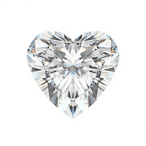 Diamante Cultivado en Laboratorio de 2 Quilates con Forma de Corazón, Corte Excelente, Claridad VVS2, Certificado IGI y CVD, Diamante Suelto - Product Image 1