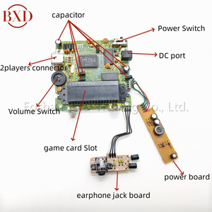 Original utilisé interrupteur d'alimentation DC Port carte d'alimentation écouteur Jack carte fente pour carte Volume commutateur condensateur pour GB/DMG <span class=keywords><strong>Gameboy</strong></span> Classic - Product Image 2