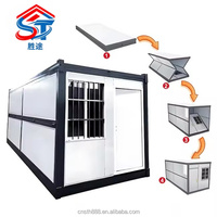 Quiosco Comercial Tipo X, Contenedor Plegable, Tienda Prefabricada, Oficina, Edificio, Hotel, Supermercado, Diseño Moderno, Tipo Sándwich