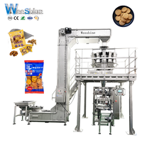Machine d'emballage à pesage multi-têtes de haute précision Weeshine WPV200H pour biscuits, gâteaux, craquelins, bonbons gélifiés, confiseries