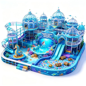 Nouvelle <span class=keywords><strong>aire</strong></span> <span class=keywords><strong>de</strong></span> <span class=keywords><strong>jeux</strong></span> intérieure sur le thème du château <span class=keywords><strong>de</strong></span> bonbons pour usage scolaire, <span class=keywords><strong>en</strong></span> <span class=keywords><strong>bois</strong></span>, acier et PVC, capacité maximale, livraison rapide - Product Image 4