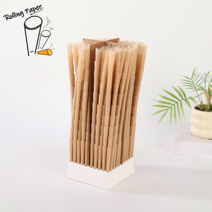 Wholesale Brown 109MM Cone Roll Paper Customized Color <b>Smoking</b> Paper Cone Accessories - Product Image 1
