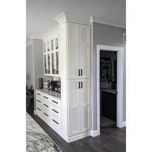 Armoires de cuisine personnalisables Prima, style bois, conception de menuiserie stable pour une utilisation résidentielle à long terme, armoire de rangement - Product Image 4