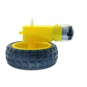 Tt DC moteur de décélération Intelligent voiture robot roues 65mm * 27mm pneus en caoutchouc - Product Image 6