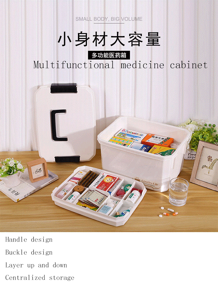 Home necessities plastic organization stackable storage boxes