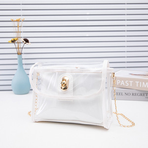 Phụ nữ sân vận động được phê duyệt rõ ràng Crossbody ví túi da bên trong túi buổi hòa nhạc trò chơi ngày rõ ràng PVC Vai Túi thiết lập - Product Image 5