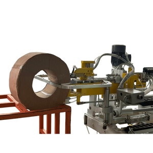 Máquina flejadora en línea totalmente automática, dispositivo de empaquetado especializado para operaciones de embalaje horizontal de bobinas metálicas - Product Image 1